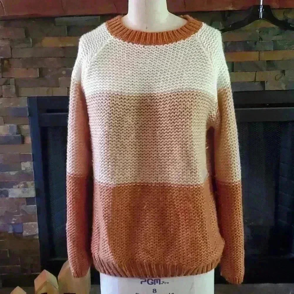 Colorblock sweater